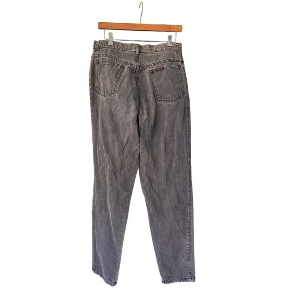 Sasson Vintage High Waisted Tapered Leg Grey Acid Wash Jeans 456W1 1127 Sz 15/16 - Picture 2 of 9